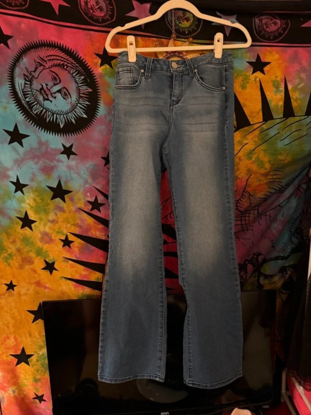 1822 Mid-Ride Blue Denim Bootcut Jeans